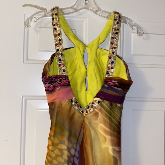 Long colorful dress - Picture 3 of 5